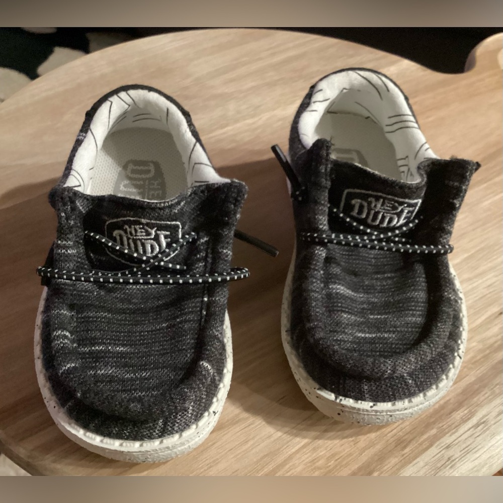 HEY DUDE Toddler Stretch Black. Size 5, NWOT